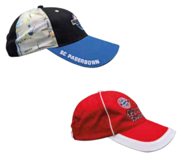 Basecap, europäische Produktion, inkl. Logobestickung auf der Front, ca. 60 mm