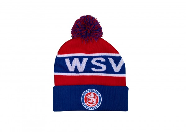 NHL Mütze, inkl. Bommel, Sticklogo und eingestrickten Schriftzug
