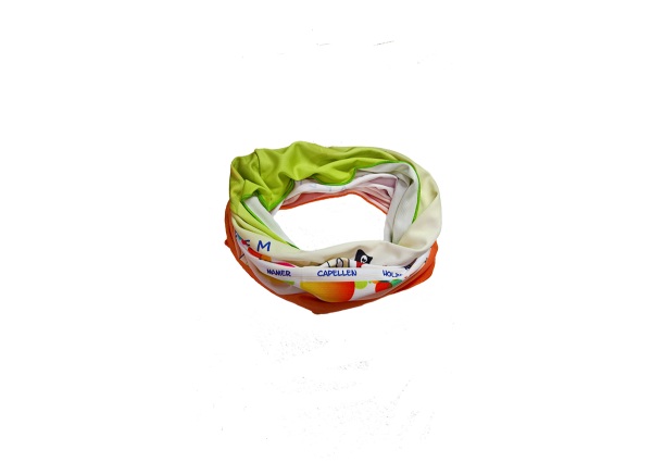 Necktube, ca. 48x23,5 cm, Digitaldruck, 100% Polyester