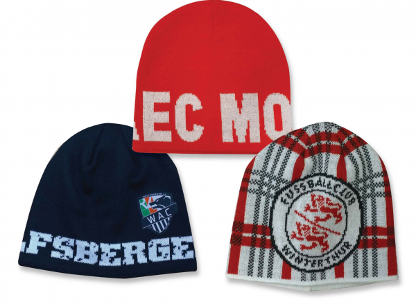 Beanie, inkl. eingestricktem Logo, 100% Polyacryl